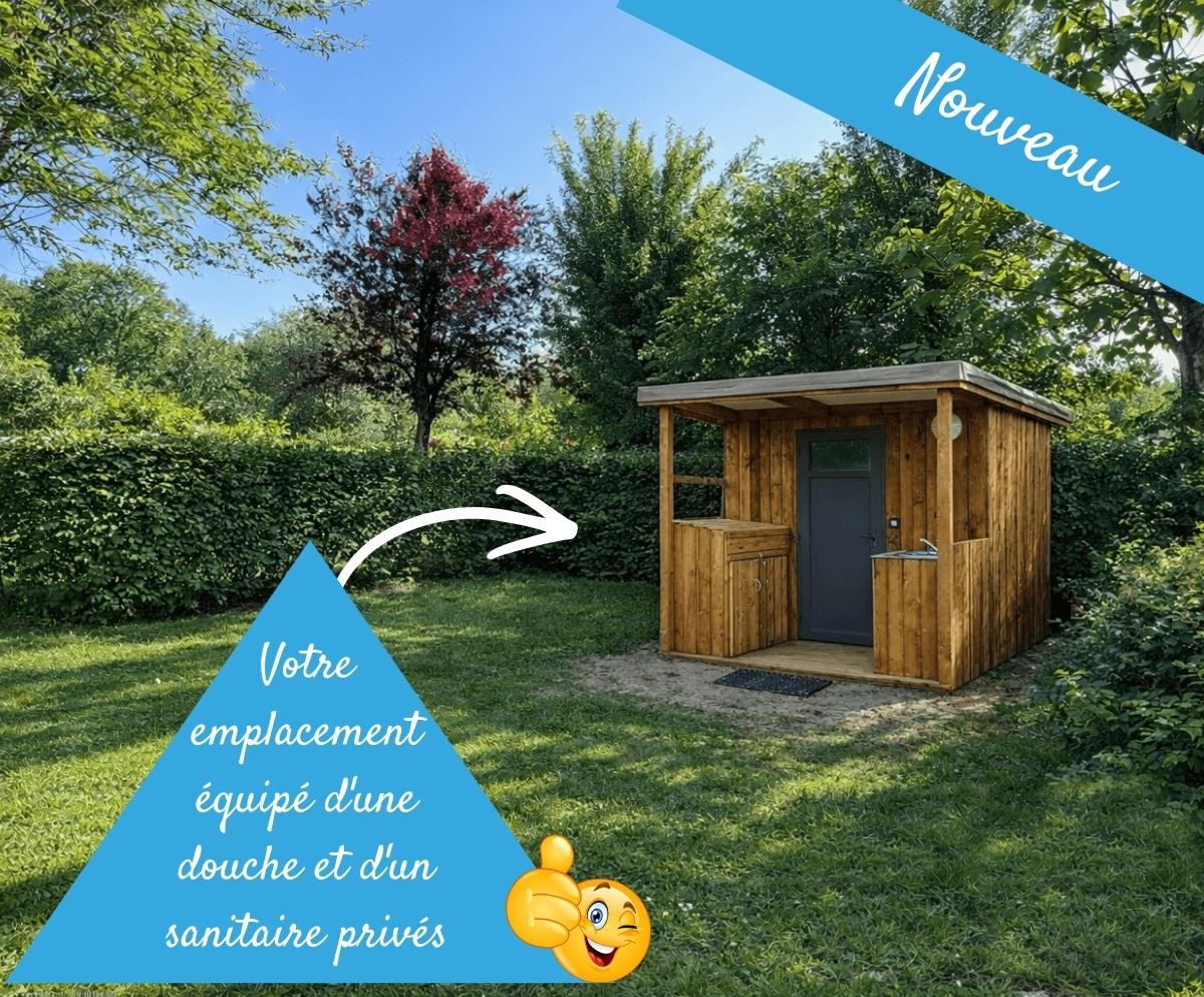 Emplacement freecamp au camping Le Tiradou à Saint Vincent de Cosse